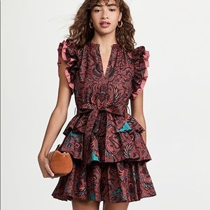 Ulla Johnson - Honoria Dress in Carmine. Size 00.